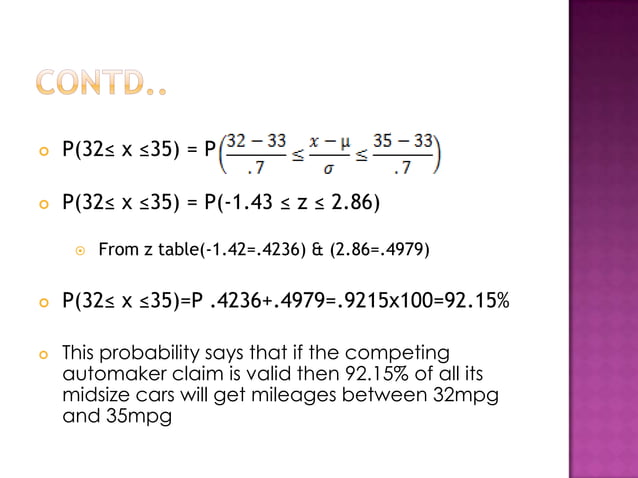 Statistical Problem Analysis | PPTX