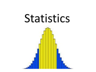 Statistics 
 