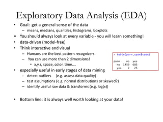 Statistics And Exploratory Data Analysis | PDF