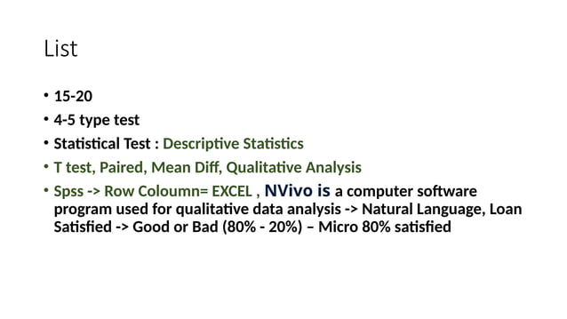 Statistics Basics For Research Methodology Pptx