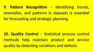Comprehensive Guide to Statistical Analysis Using Excel Functions | PPTX
