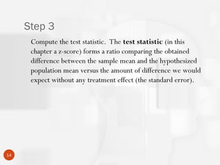 Statistics - Z test and Hypothesis Testing | PPT