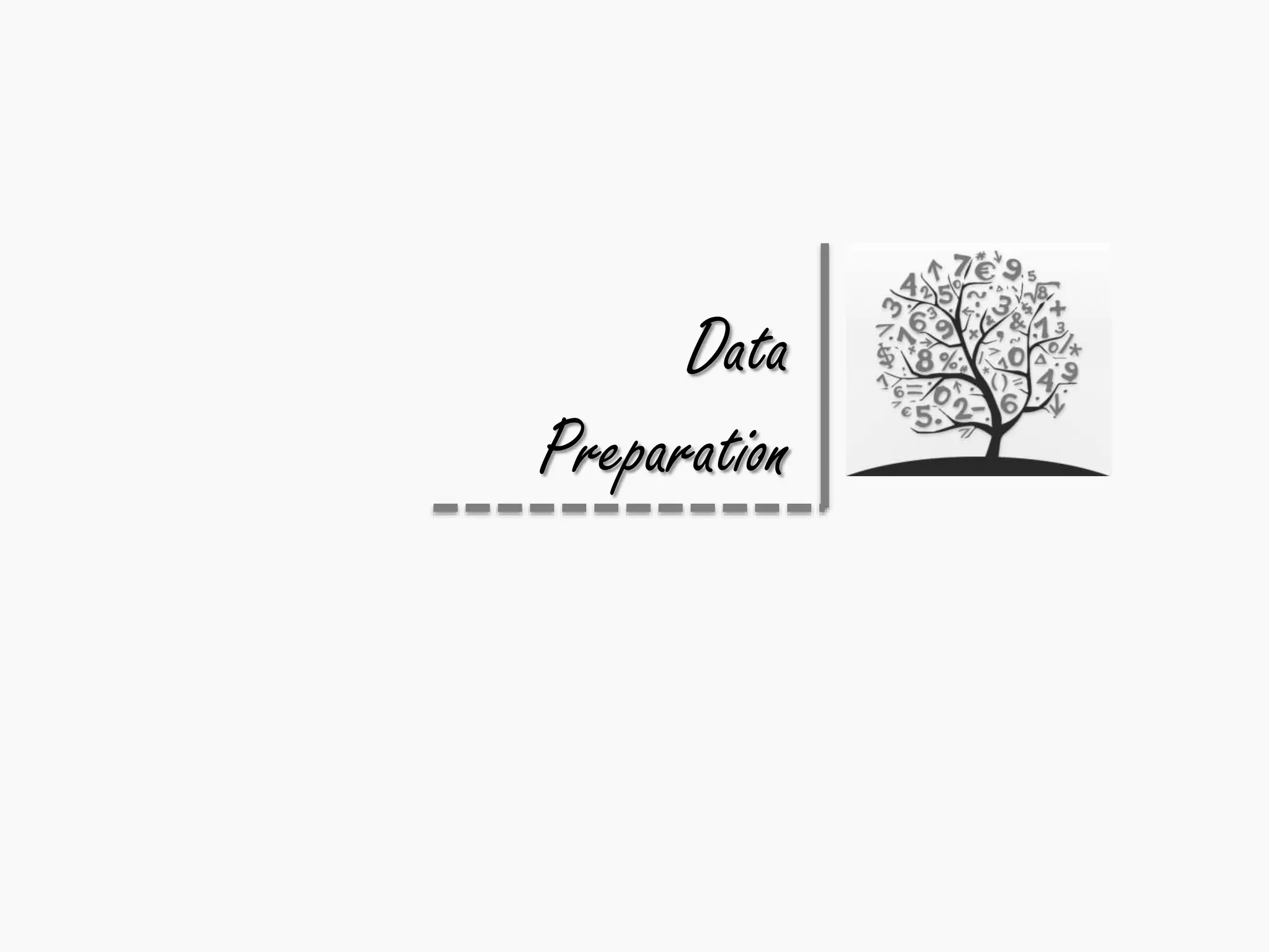 Data
Preparation
 