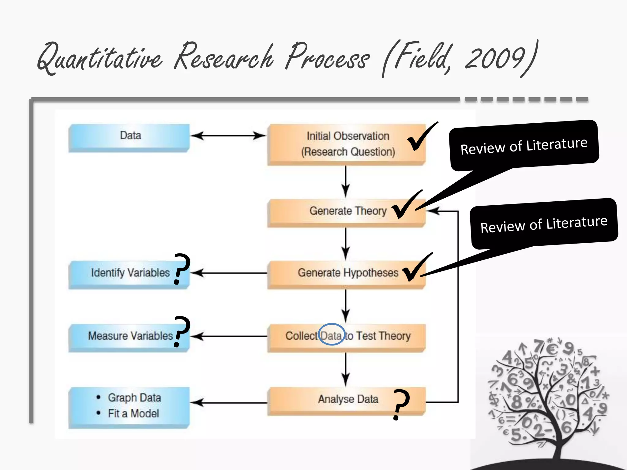 Quantitative Research Process (Field, 2009)



 