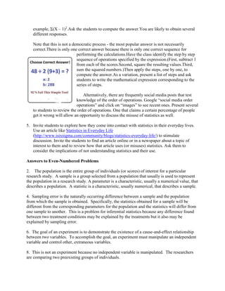 Statistics For The Behavioral Sciences 10th Edition Gravetter Solutions ...
