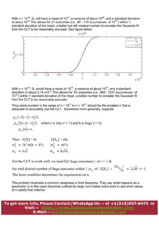 Statistics Homework Help