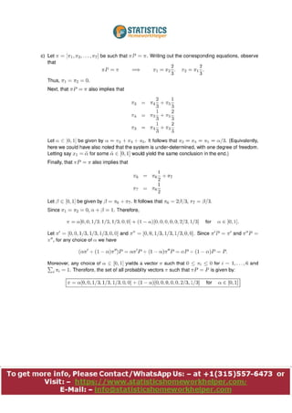 Statistics Homework Help