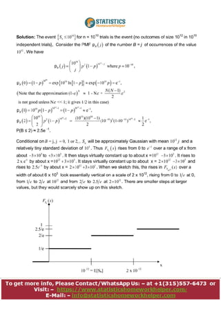 Statistics Homework Help