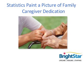Statistics Paint a Picture of Family
         Caregiver Dedication
 