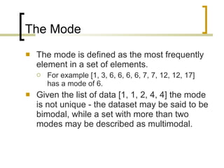Introduction to Statistics - Part 1 | PPT