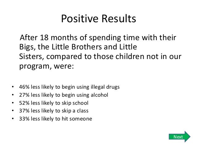 statistics about big brothers