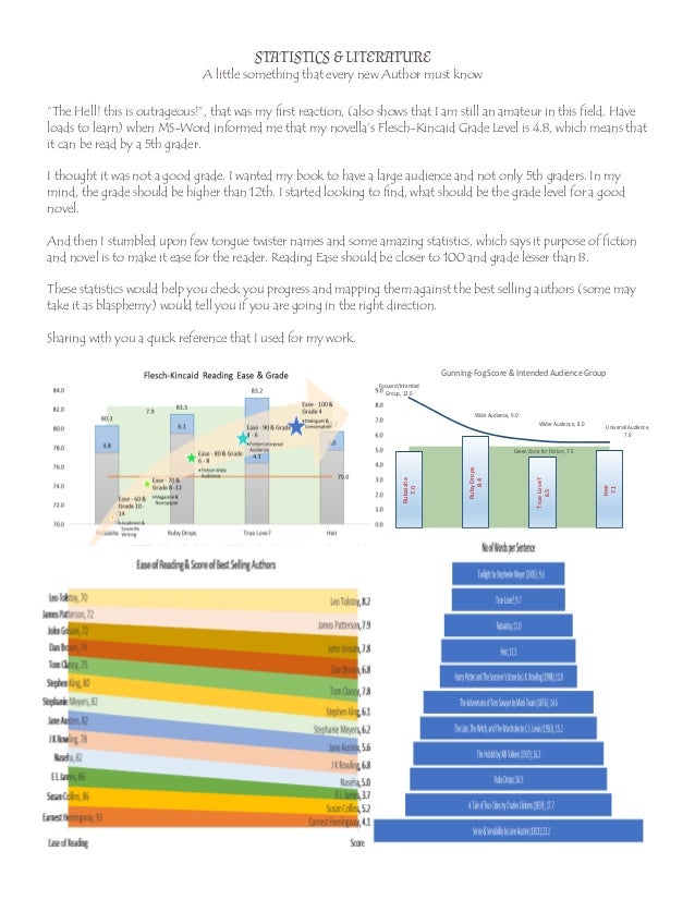 Statistics And Literature