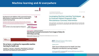 Machine learning and AI everywhere
 