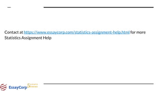 Statistics Assignment Help | PDF