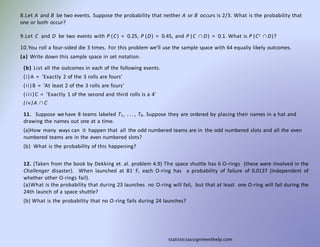 Probability Assignment Help | PPTX