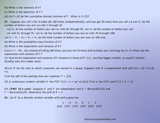Probability Assignment Help | PPTX