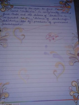 Statistics assignment | PPTX
