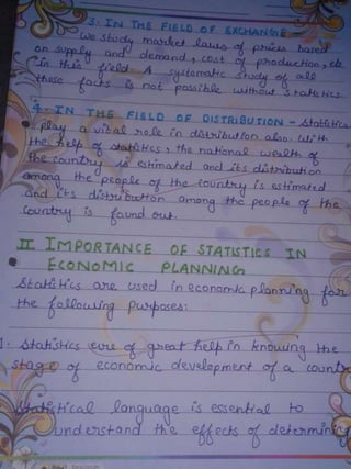 Statistics assignment no. 1 | PPTX