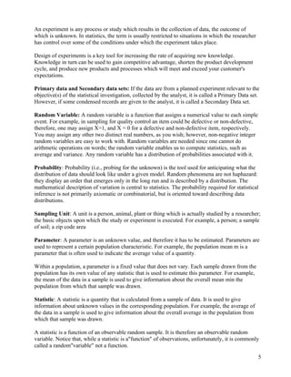 Statistics Assignments 090427 | DOC