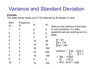 Statistics –Ch_3_ Describing Data ( Central Tendency & Despersion).ppt
