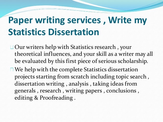 Dissertation statistical services scams