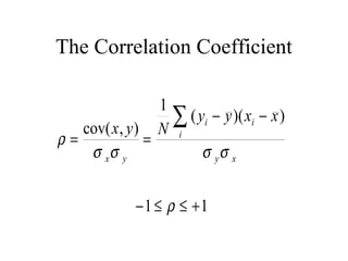 The Correlation Coefficient 