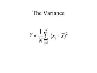 The Variance 