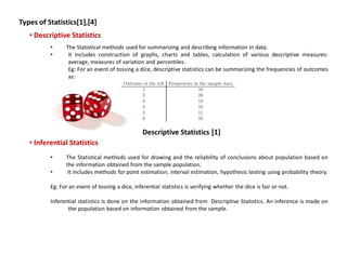 Statistics for Data Analytics | PDF