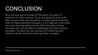 The Basics of Statistics for Data Science By Statisticians | PPTX