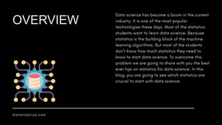 The Basics of Statistics for Data Science By Statisticians | PPTX