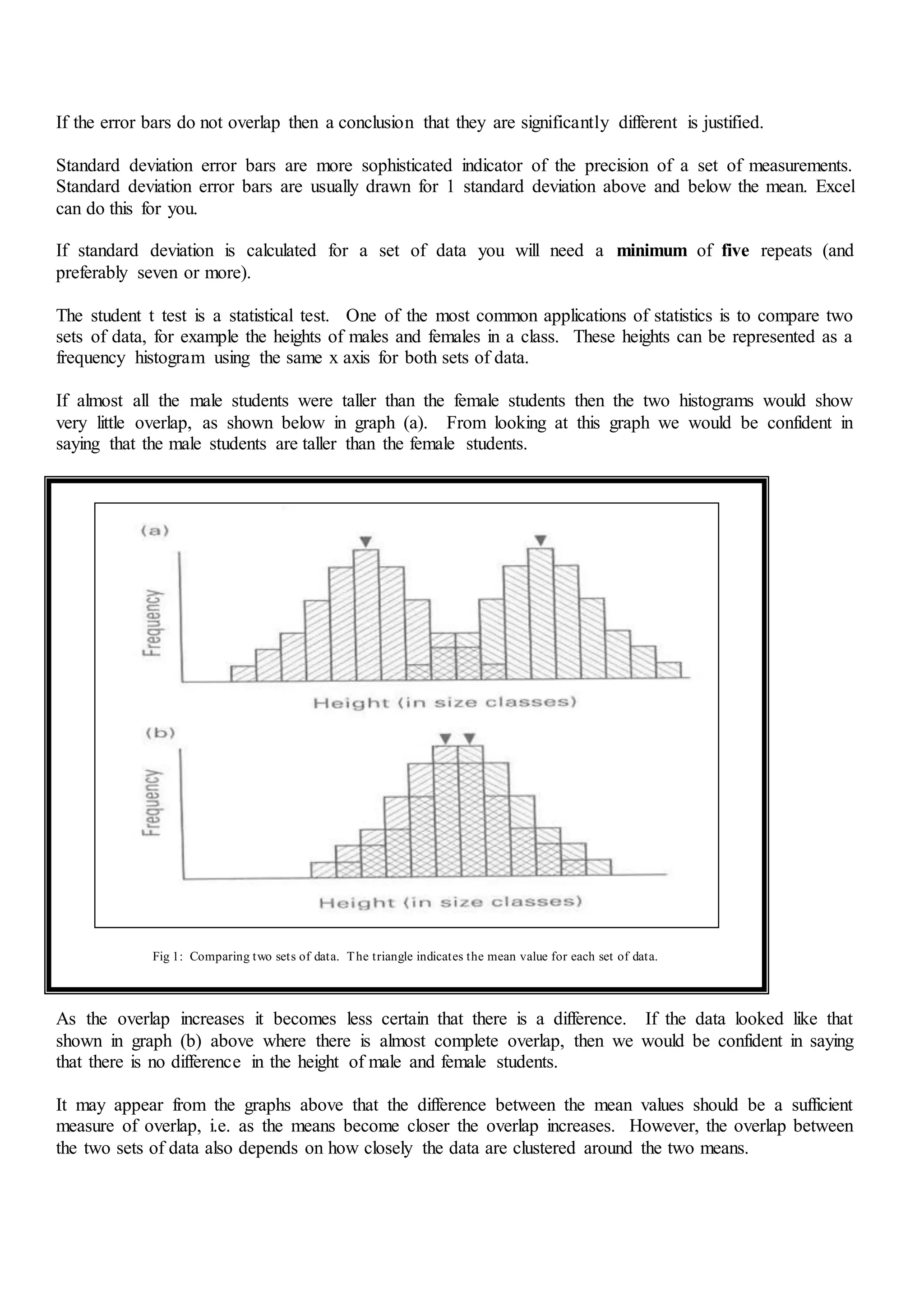 Statistics for ess | DOCX