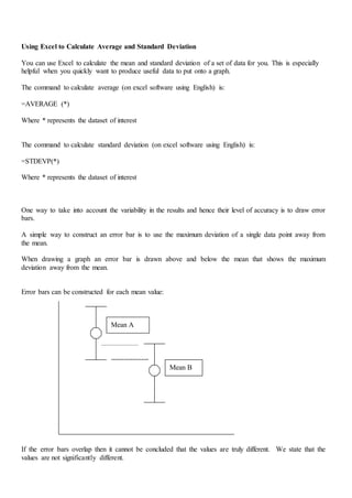 Statistics for ess | DOCX