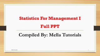 Management Statistics.pdf Statistics For Management II Full pPT.pdf
