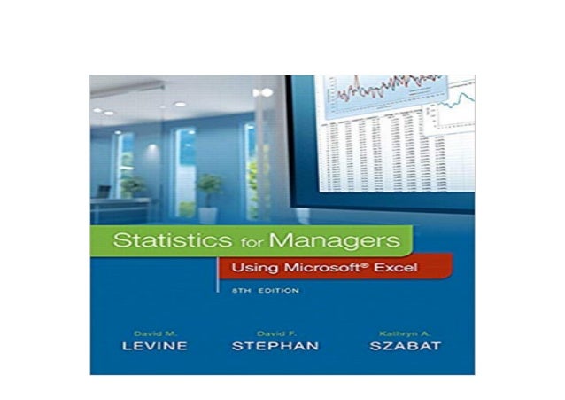P.D.F_book library Statistics for Managers Using Microsoft Excel 8th