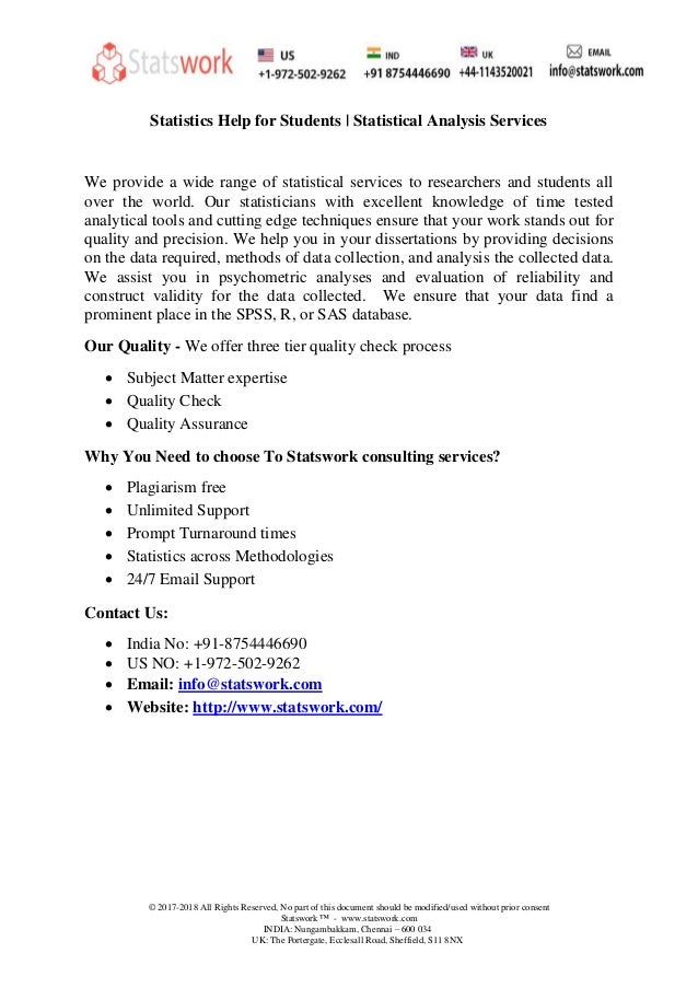 statistic help for students