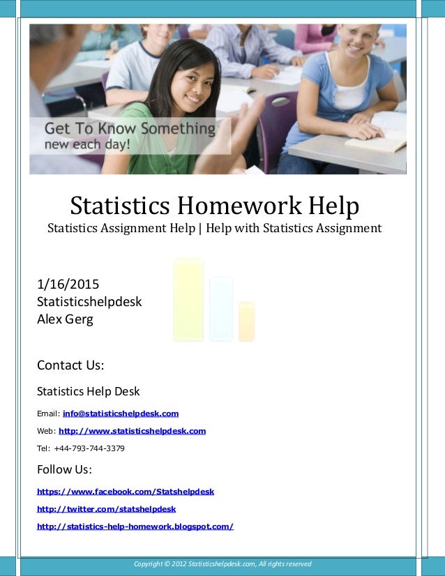 Statistics assignment help year 9