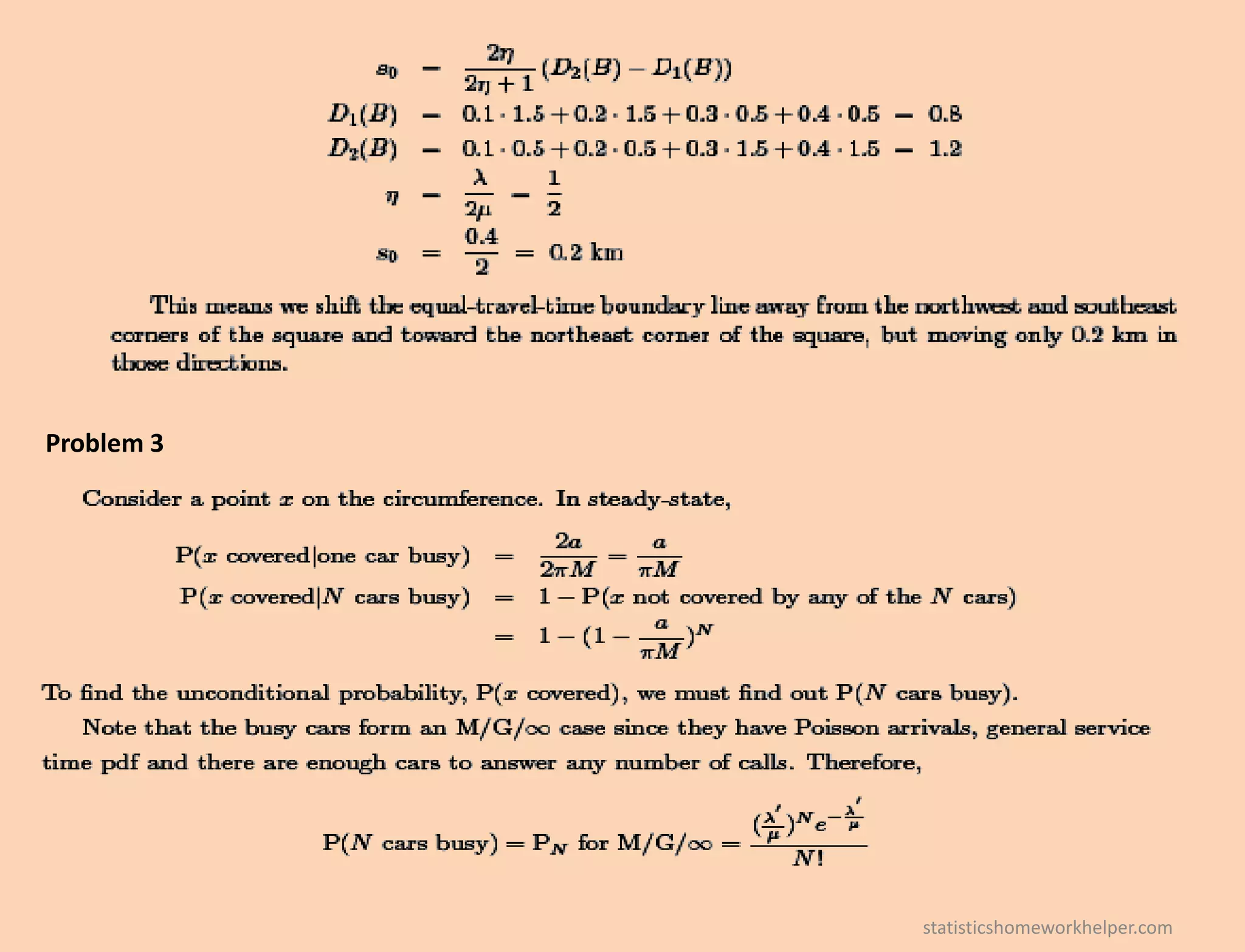 Problem 3
statisticshomeworkhelper.com
 