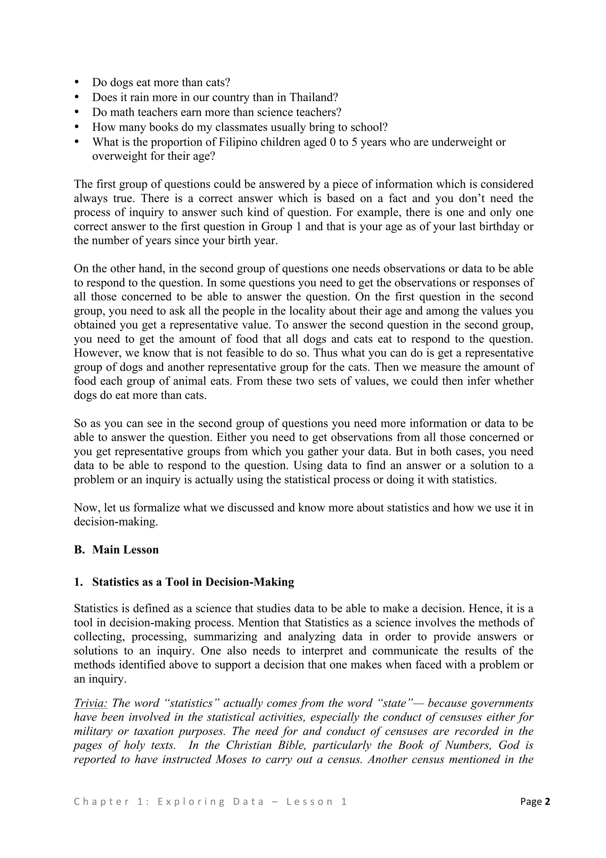 Statistics And Probability Teaching Guide Pdf