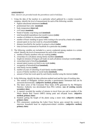 STATISTICS AND PROBABILITY (TEACHING GUIDE) | PDF