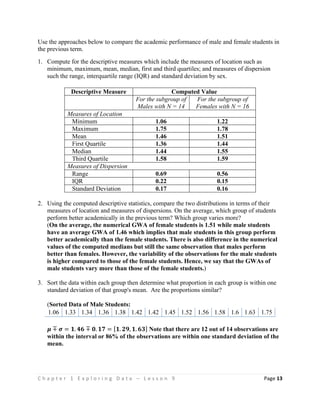statistics and probability teaching guide