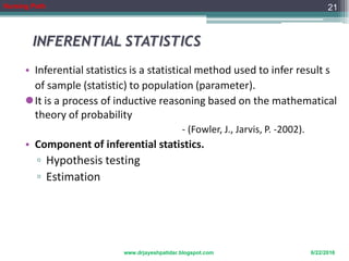 Statistics in nursing research | PDF