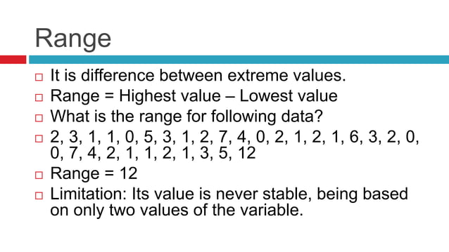 Statistics in research