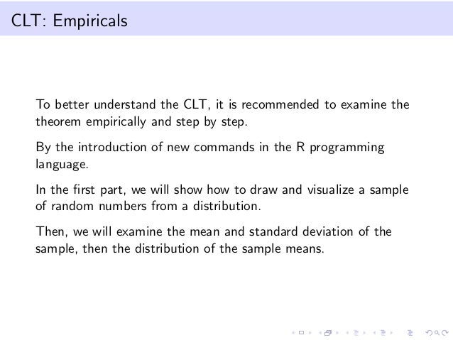 Applications to Central Limit Theorem and Law of Large Numbers