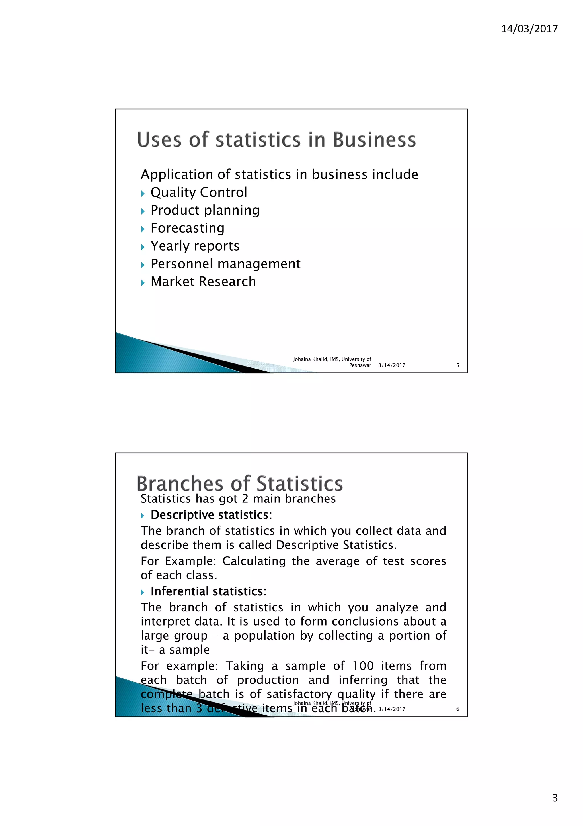 Introduction to business statistics pdf