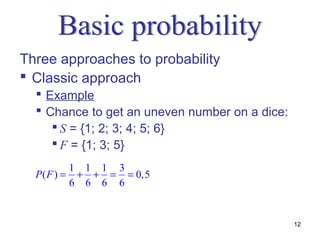 Uneven Probability Example Statistics lecture 5 (ch4) | PPT