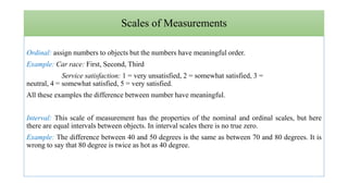 Number Scale Example Statistics 1 | PPTX