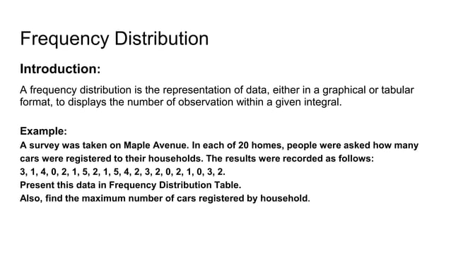 Statistics Methods And Probability Presentation Math 201 Pptx