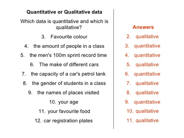 quantitative data statistics in Statistics Notes quantitative data statistics in Statistics Notes