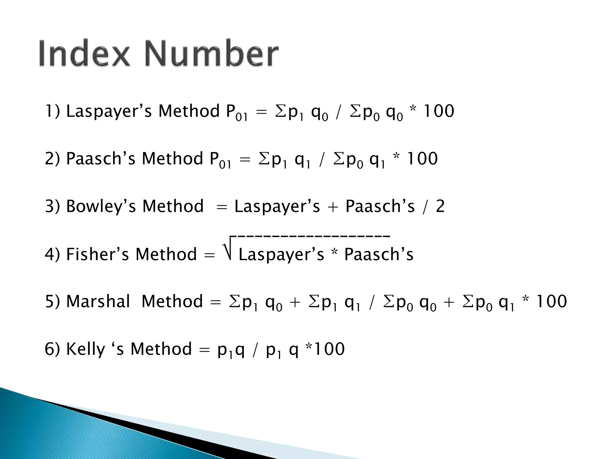 Statistics Formulas ppt | PPTX