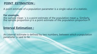 Sampling distribution | PPTX